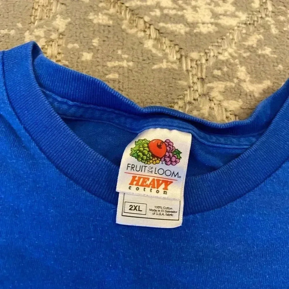 Kansas Jayhawks 2005 Late Night Short Sleeve size 2XL color Blue - Picture 3 of 4